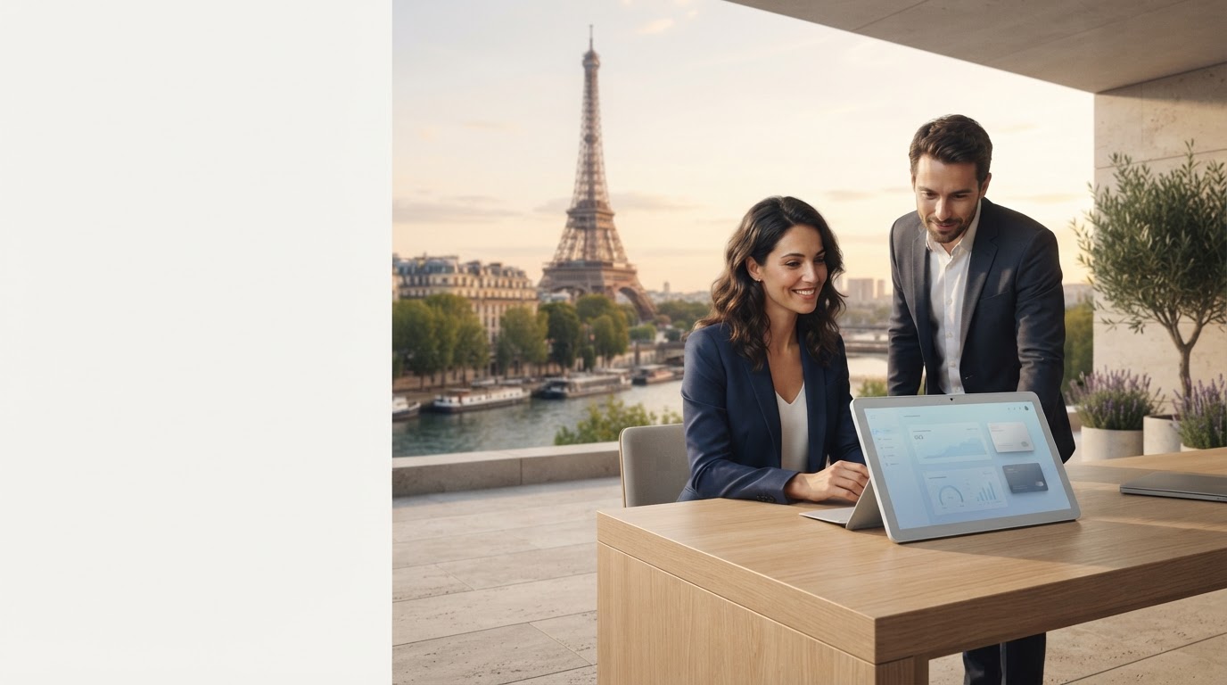 Tyndrix Qalmerun, interface d'analyse de marché présentant une courbe de progression régulière